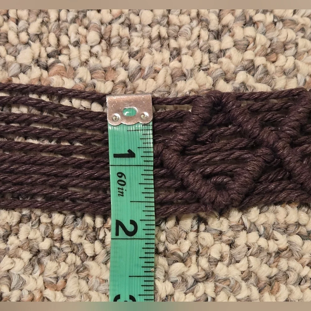 Chic BOHO Brown Woven Belt